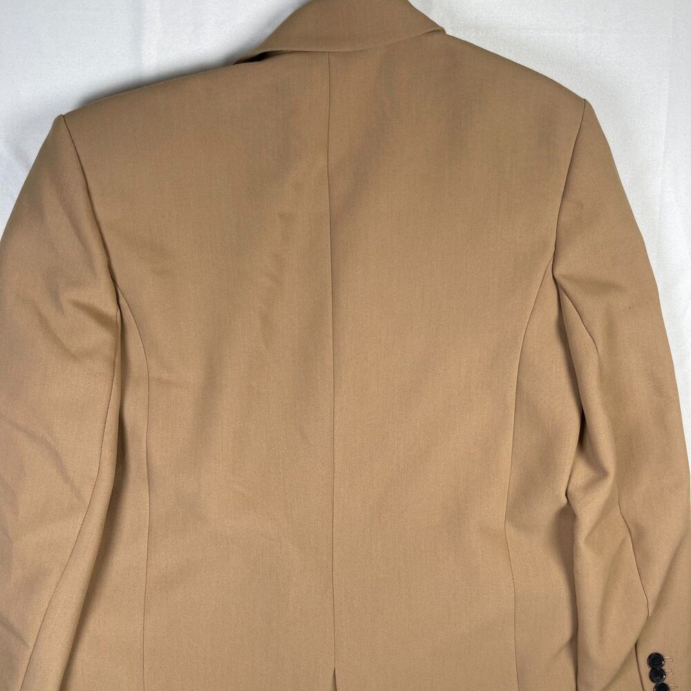 Zara Camel Brown Single-Button Blazer - Picture 11 of 13